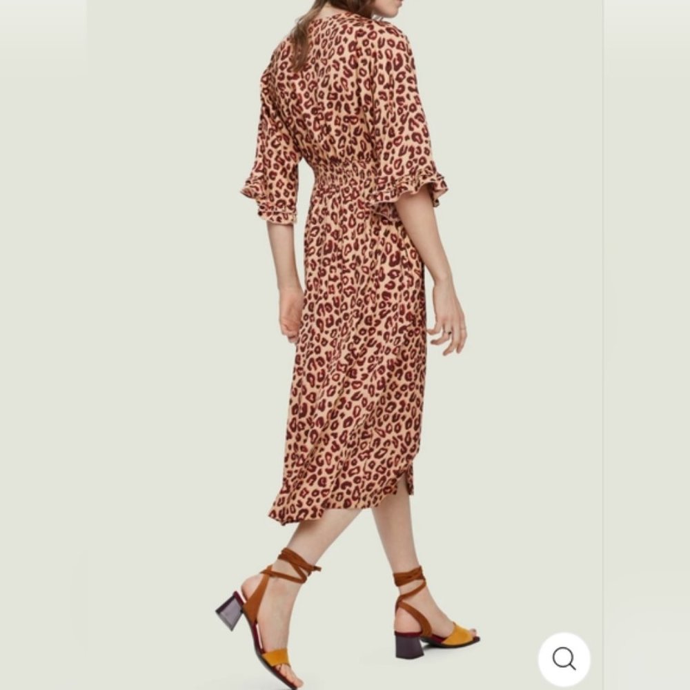 Scotch & Soda printed midi dress